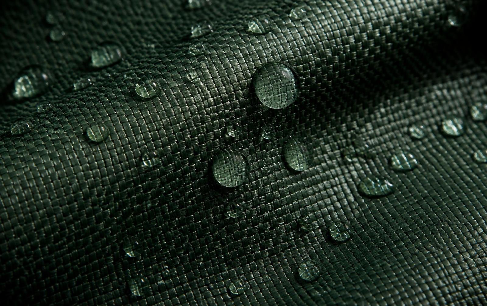 Macro detail of woven tarpaulin fabric