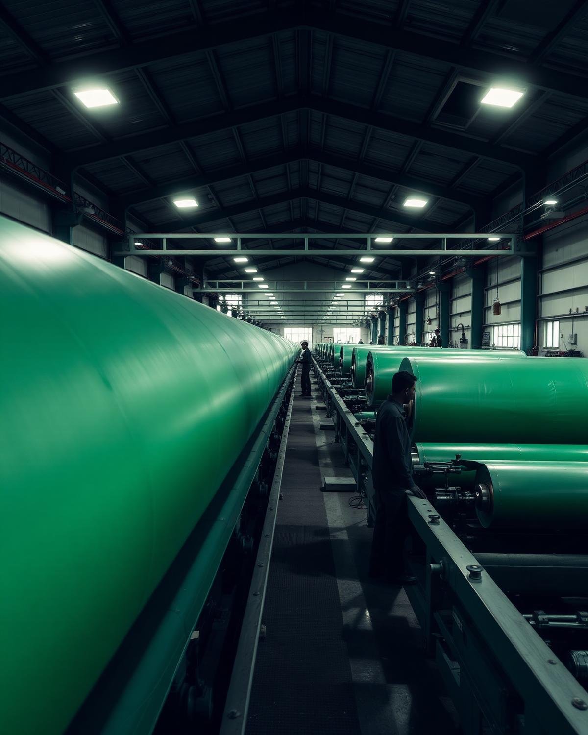 Factory floor machinery